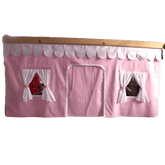 Snuggle Girls Pink Underbed Curtains - Kids Haven